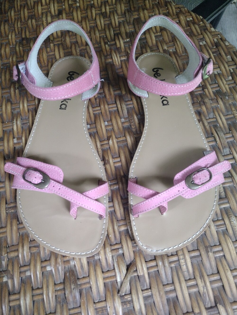 Be Lenka EU 39 Pink Claire Barefoot Leather Sandals - Picture 4 of 7